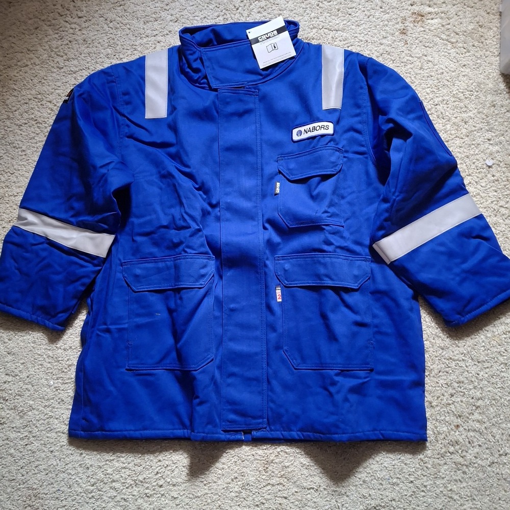Crude FR Insulated Work Jacket 2XL TALL CAT2 ATPV12 2112 Quilt Lined RPS 586